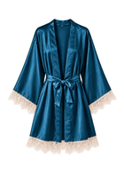 Luna Robe Petrol - Noblesse Oblige Lingerie