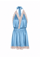 Luna Short Romper Duck Egg - Noblesse Oblige Lingerie