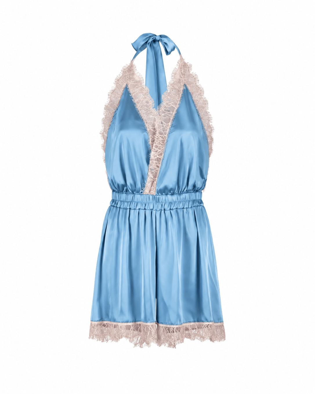 Luna Short Romper Duck Egg - Noblesse Oblige Lingerie