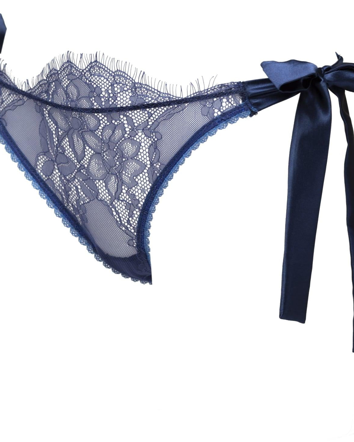 Solstice Tie - Side Panty Royal - Noblesse Oblige Lingerie