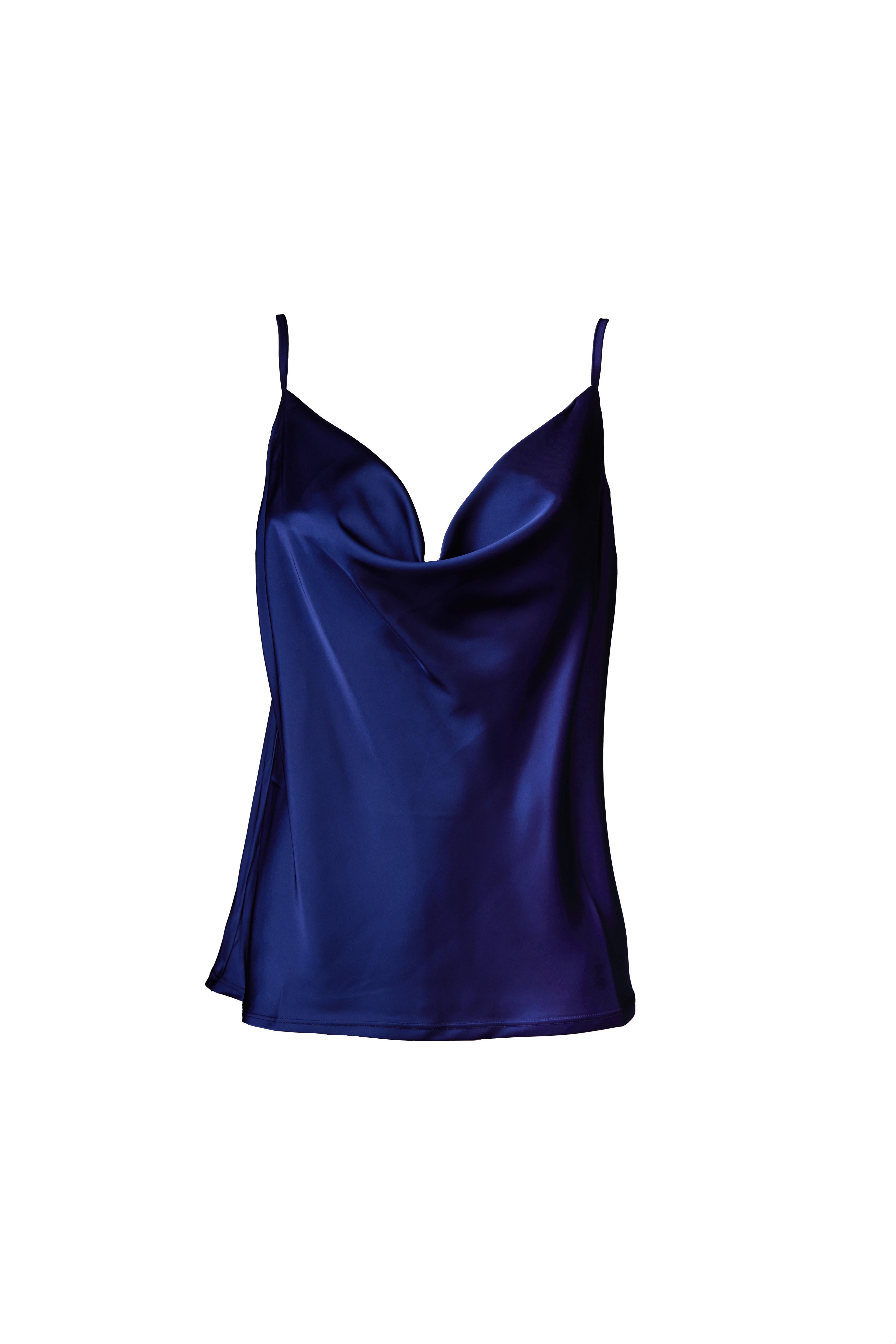 Luna Camisole Navy - Noblesse Oblige Lingerie