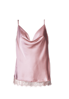 Luna Camisole with Lace Nude - Noblesse Oblige Lingerie