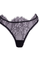 Solstice Thong Black - Noblesse Oblige Lingerie