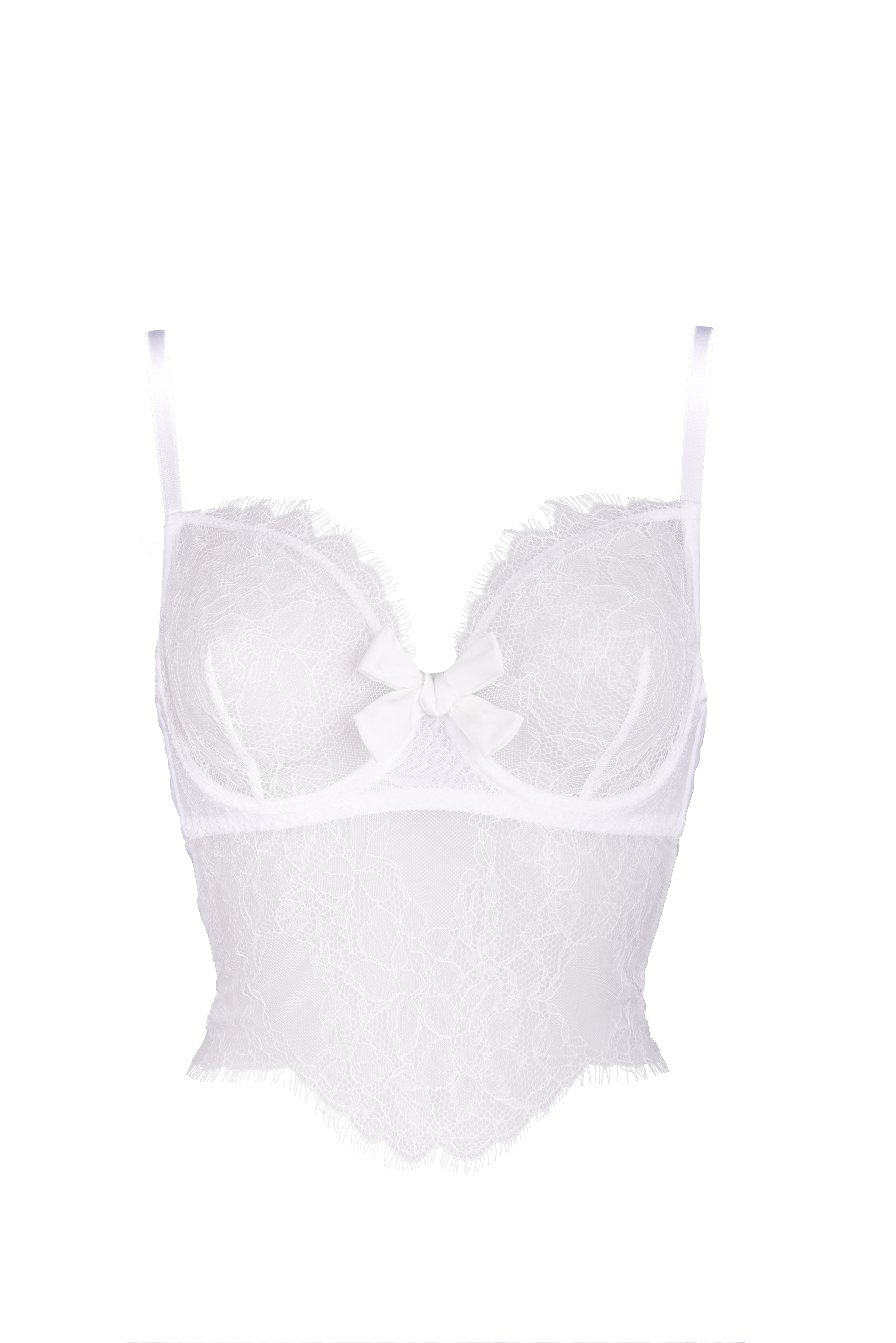 Solstice Bustier Ivory - Noblesse Oblige Lingerie