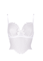 Solstice Bustier Ivory - Noblesse Oblige Lingerie