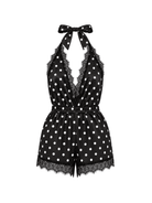 Luna Short Romper Polka Dot - Noblesse Oblige Lingerie