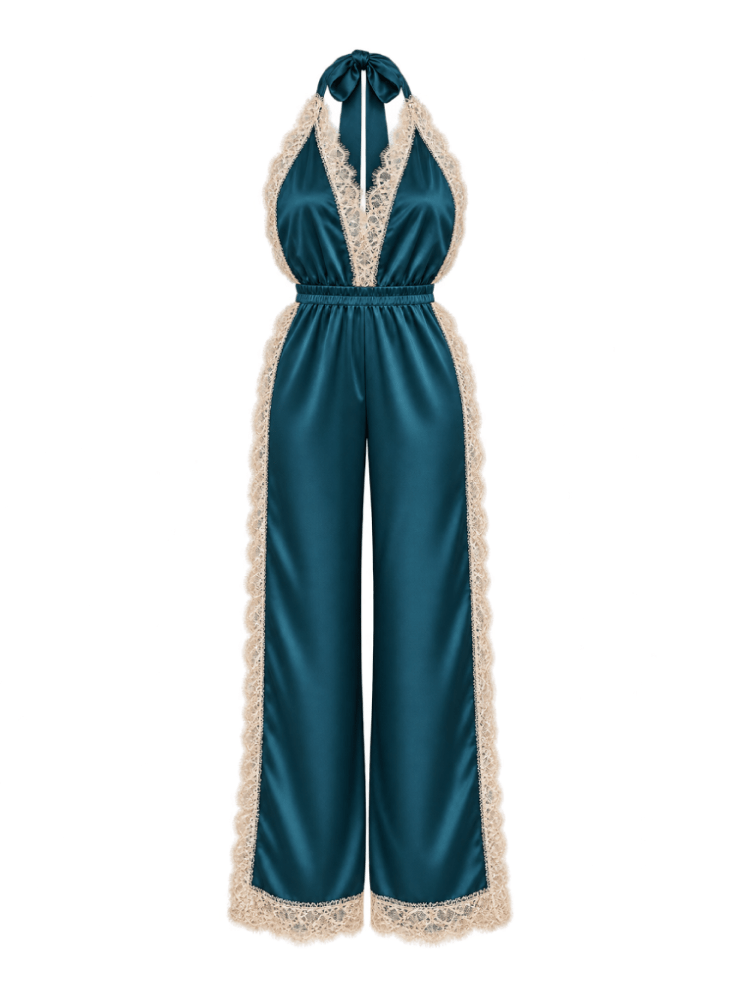 Luna Romper Petrol - Noblesse Oblige Lingerie