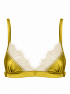 Luna Bralette Chartreuse - Noblesse Oblige Lingerie
