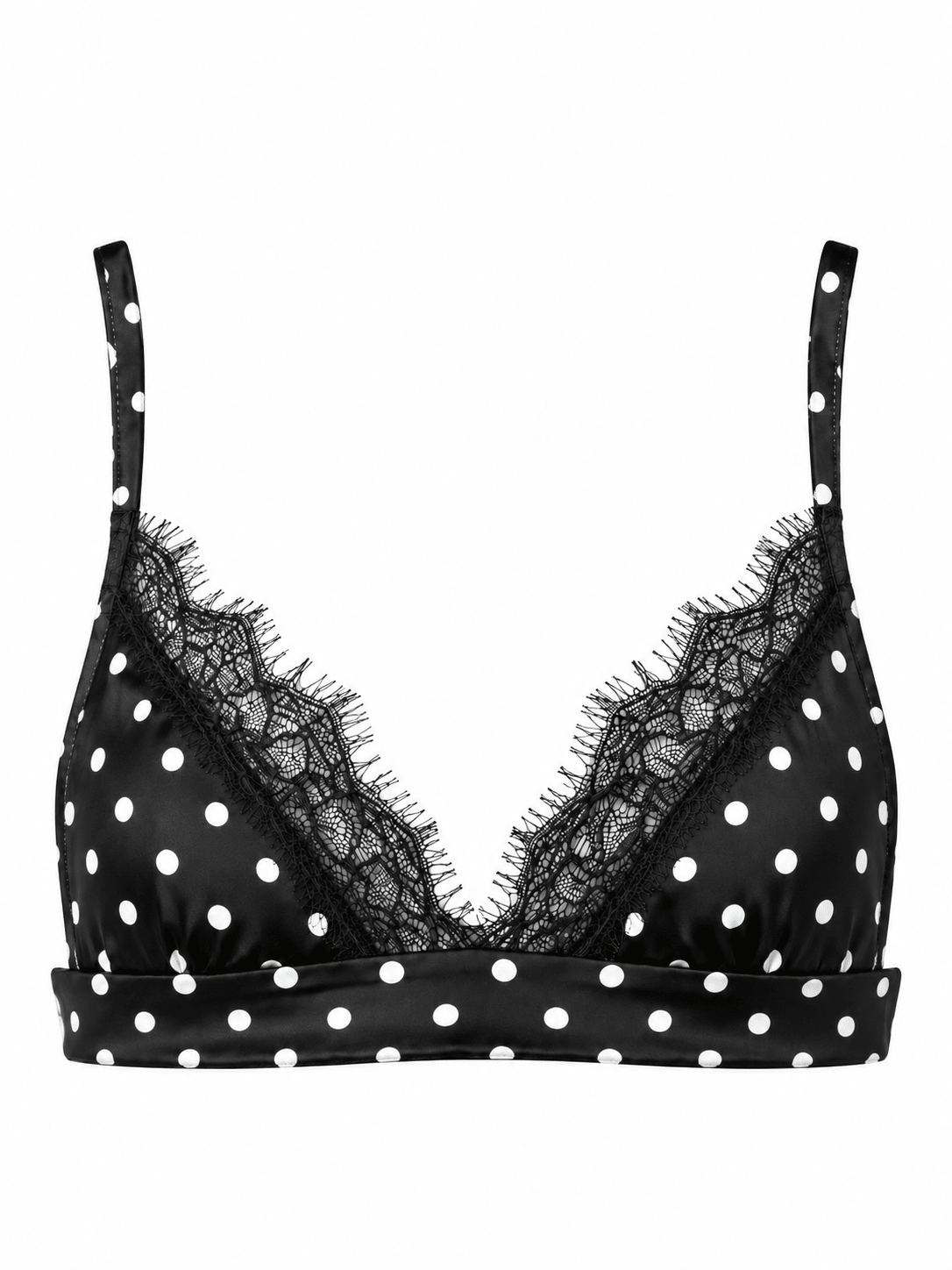 Luna Bralette Polka Dot - Noblesse Oblige Lingerie