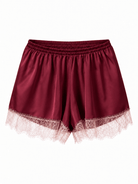 Luna Short Burgundy - Noblesse Oblige Lingerie