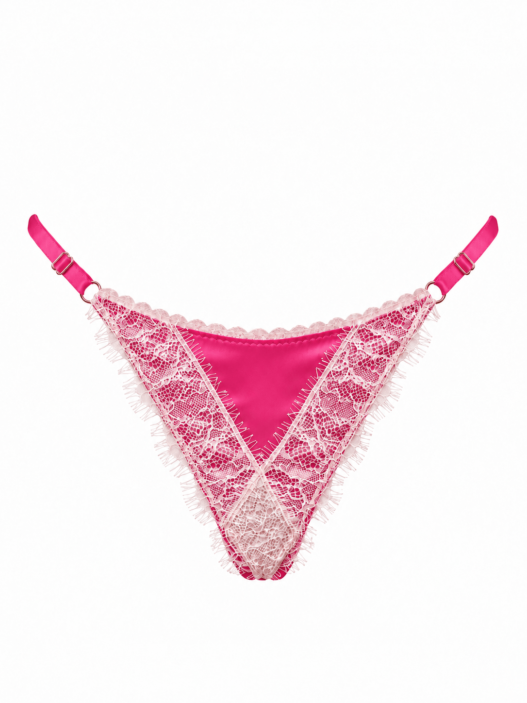 Luna String Hot Pink - Noblesse Oblige Lingerie