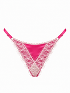 Luna String Hot Pink - Noblesse Oblige Lingerie