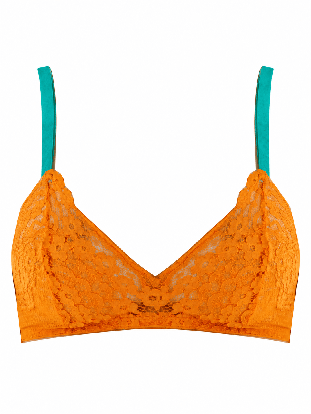 Pop Orange Bralette - Noblesse Oblige Lingerie