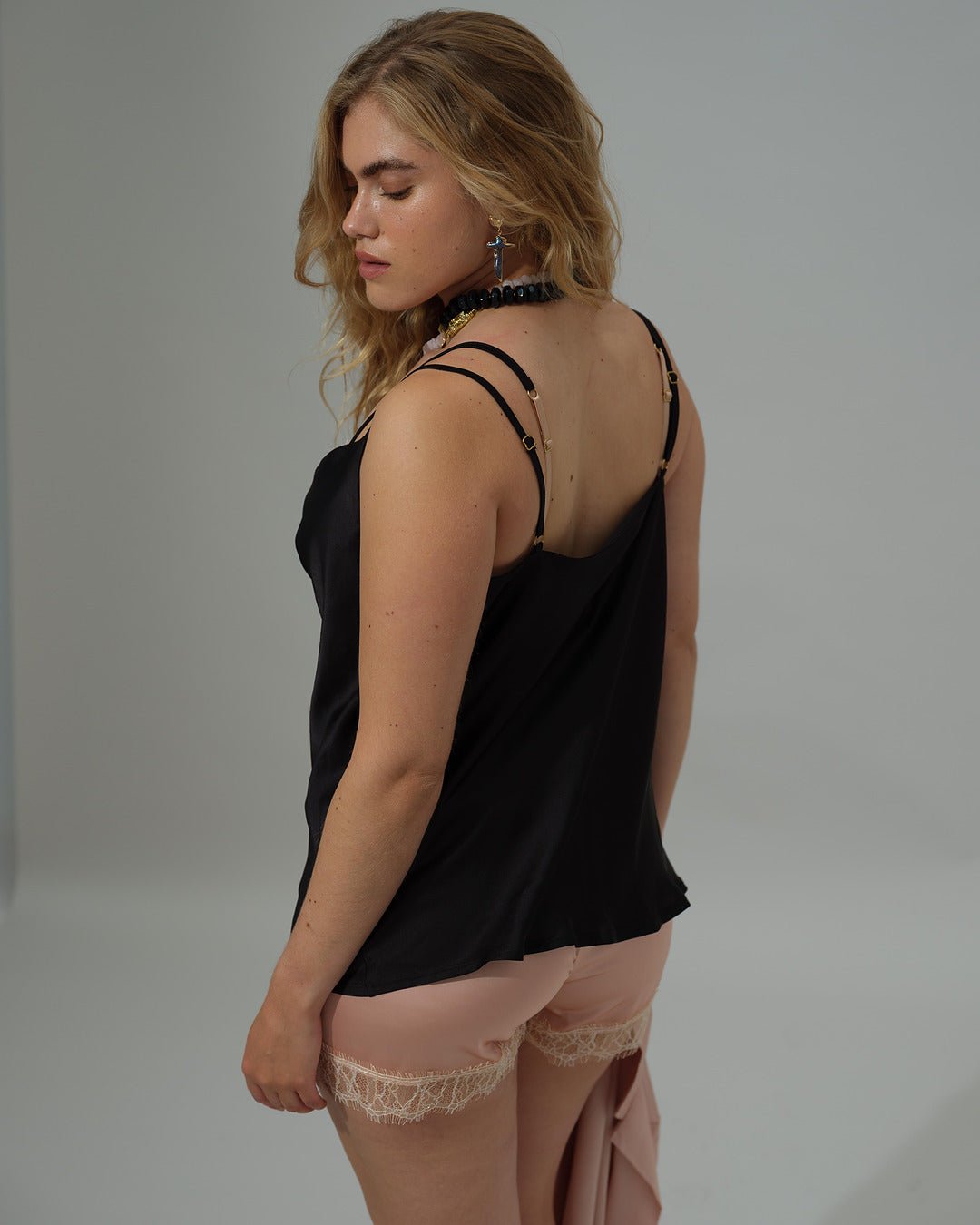 Luna Camisole Black - Noblesse Oblige Lingerie