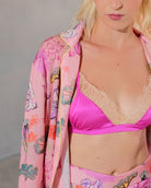Luna Bralette Hot Pink - Noblesse Oblige Lingerie