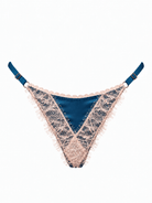 Luna String Petrol - Noblesse Oblige Lingerie