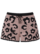 Crochet Shorts Leopard - Noblesse Oblige Lingerie