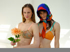 Pop Orange Lace Panty - Noblesse Oblige Lingerie