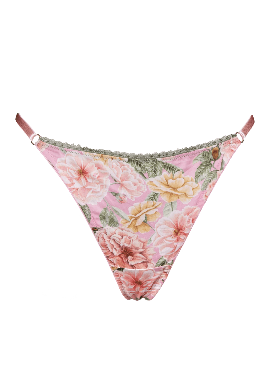 Liberty String Rose Hill Cottage - Noblesse Oblige Lingerie