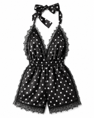 Luna Short Romper Polka Dot