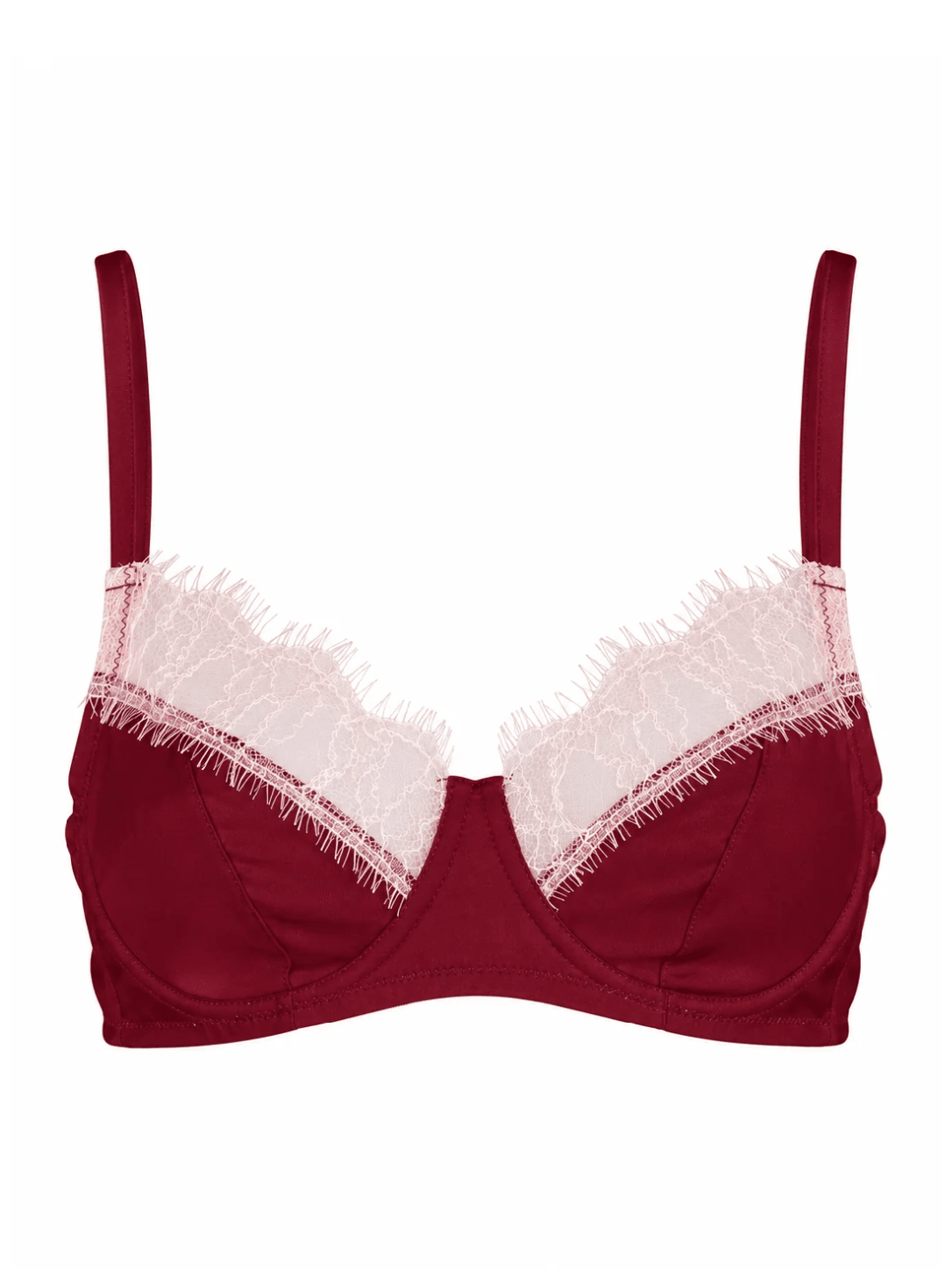 Luna Bra Burgundy - Noblesse Oblige Lingerie