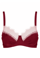 Luna Bra Burgundy - Noblesse Oblige Lingerie