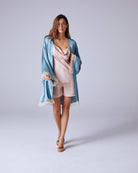 Luna Camisole with Lace Nude - Noblesse Oblige Lingerie