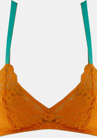 Pop Orange Lace Panty - Noblesse Oblige Lingerie