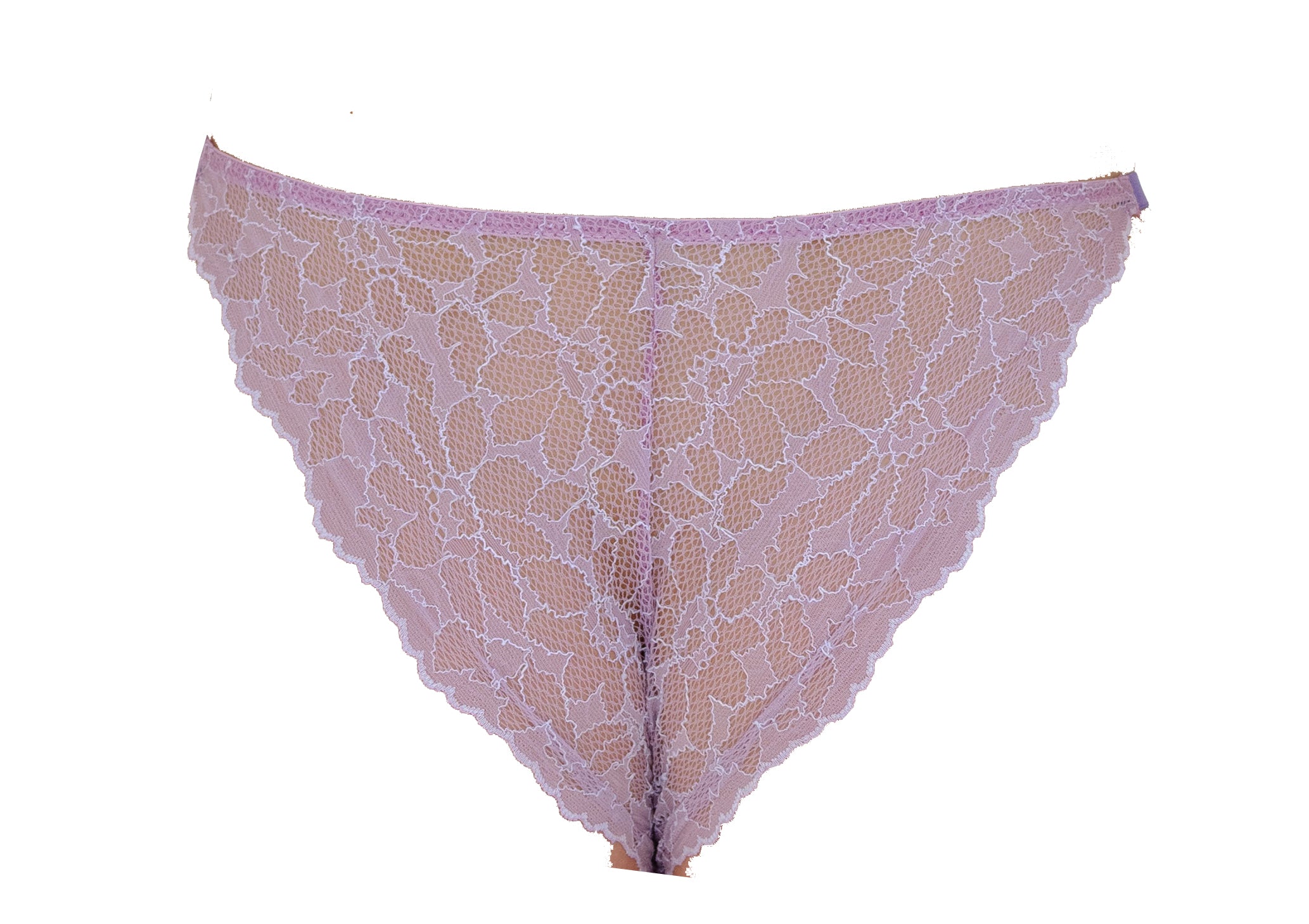 Pop Lavender Lace String - Noblesse Oblige Lingerie