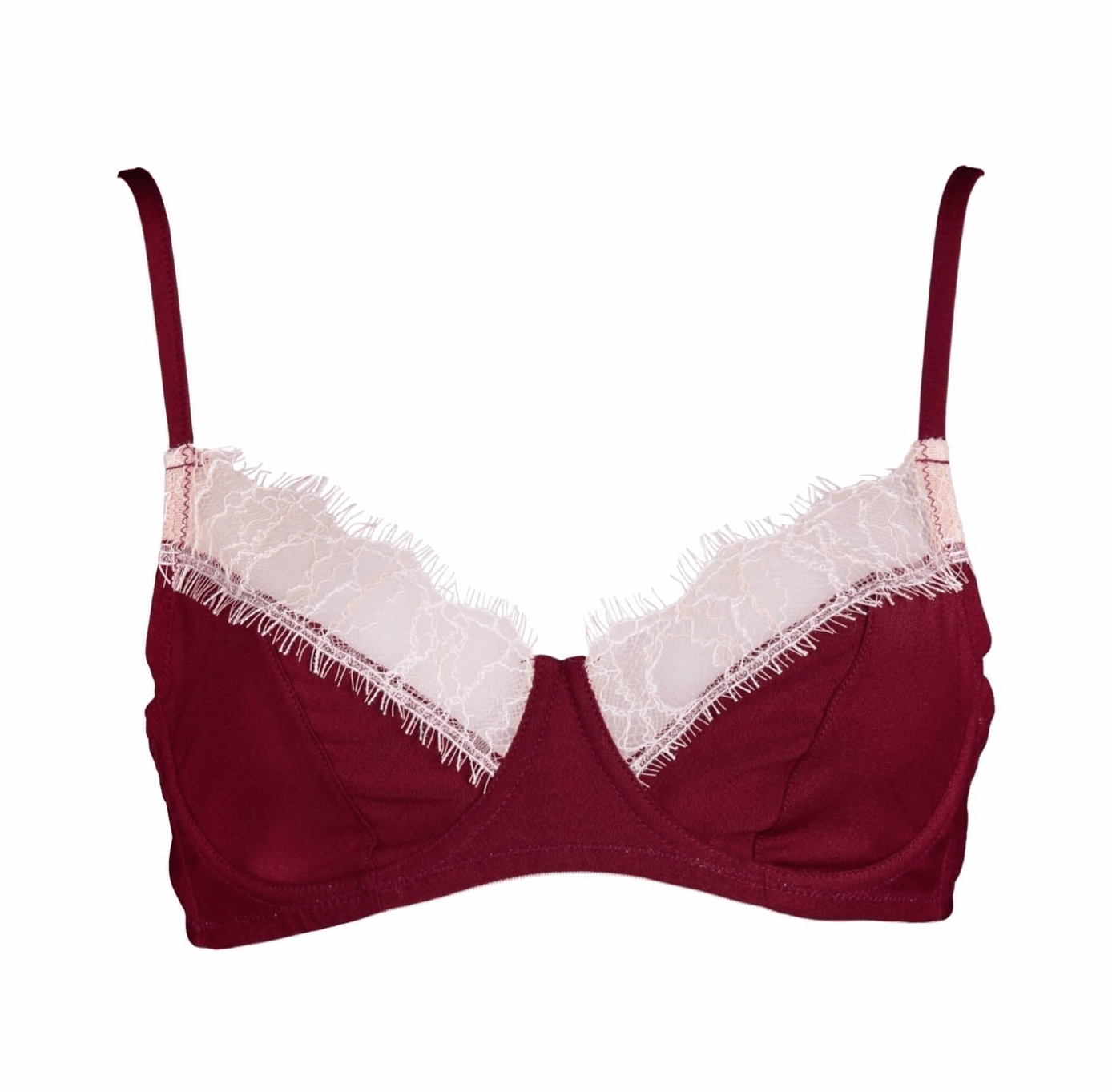 Luna Bra Burgundy - Noblesse Oblige Lingerie