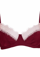 Luna Bra Burgundy - Noblesse Oblige Lingerie
