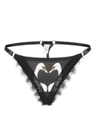 Swan String Black - Noblesse Oblige Lingerie