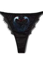 Swan String Black - Noblesse Oblige Lingerie