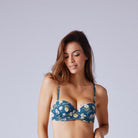 Liberty Bridgerton Bra Petrol - Noblesse Oblige Lingerie