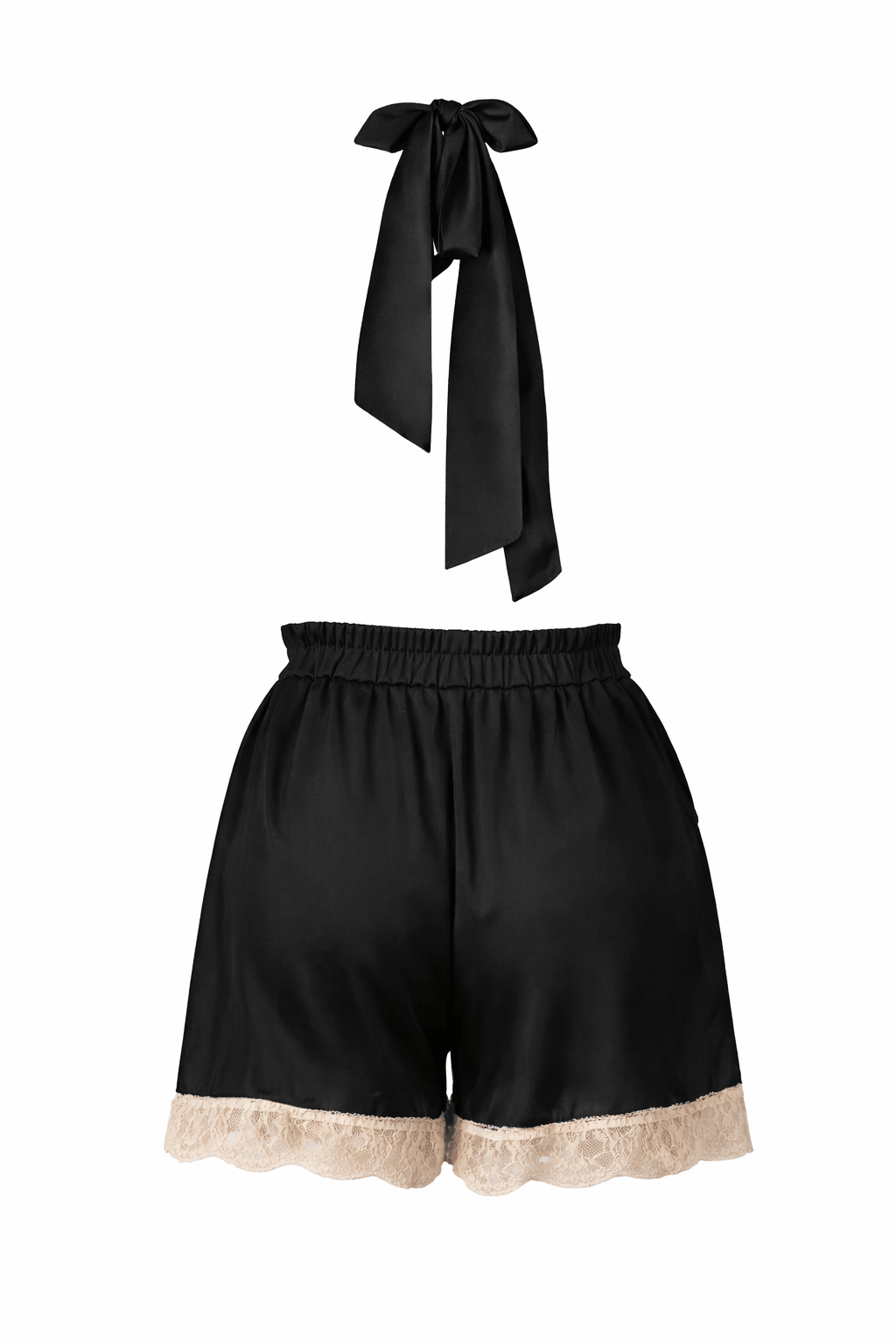 Luna Short Romper Black - Noblesse Oblige Lingerie