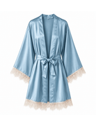 Luna Robe Duck Egg - Noblesse Oblige Lingerie