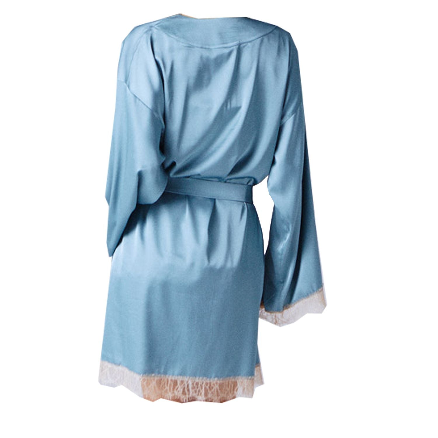 Luna Robe Duck Egg - Noblesse Oblige Lingerie