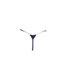 Luna String Navy - Noblesse Oblige Lingerie