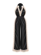 Luna Long Romper Black - Noblesse Oblige Lingerie