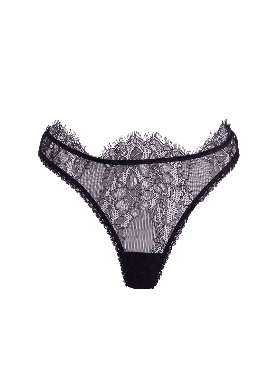 Solstice Thong Black - Noblesse Oblige Lingerie