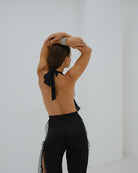 Swan Romper Black - Noblesse Oblige Lingerie