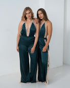 Luna Romper Petrol - Noblesse Oblige Lingerie