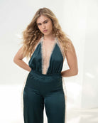 Luna Romper Petrol - Noblesse Oblige Lingerie
