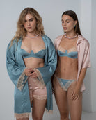 Luna String Duck Egg - Noblesse Oblige Lingerie