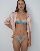 Luna Bra Duck Egg - Noblesse Oblige Lingerie