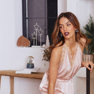 Luna Long Romper Nude - Noblesse Oblige Lingerie