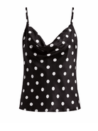 Luna Camisole with Lace Polka Dot - Noblesse Oblige Lingerie