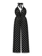 Luna Long Romper Polka Dot - Noblesse Oblige Lingerie