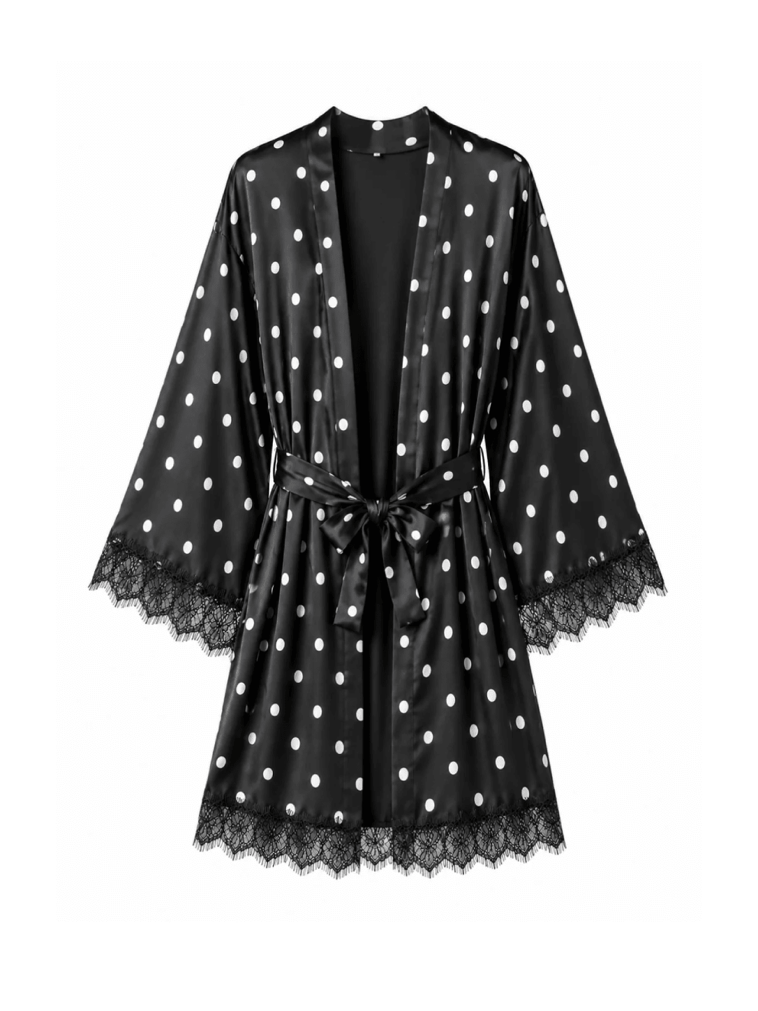 Luna Robe Polka Dot - Noblesse Oblige Lingerie