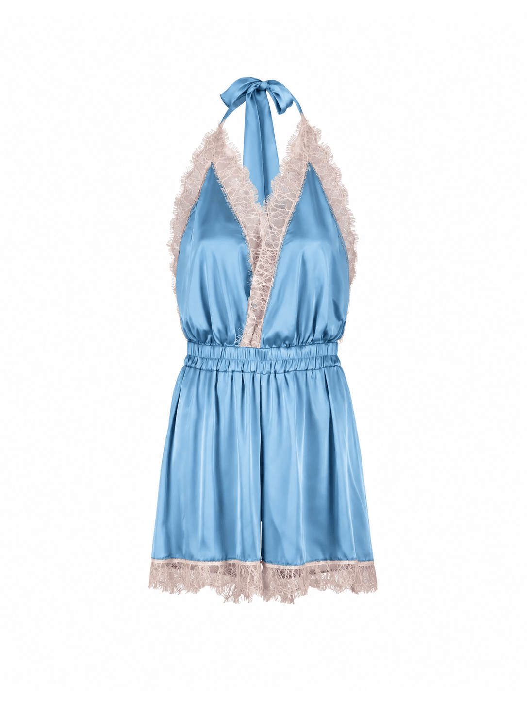Luna Short Romper Duck Egg - Noblesse Oblige Lingerie